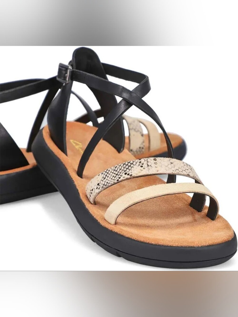 NWT Clarks Strappy Sandals